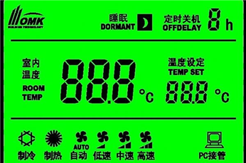 FSTN-full transparent LCD screen